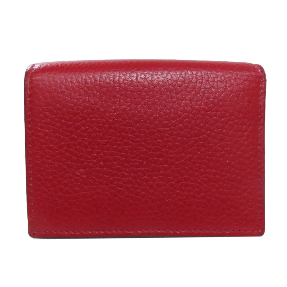 Gucci Calfskin fold Bi Wallet Animalier Black
